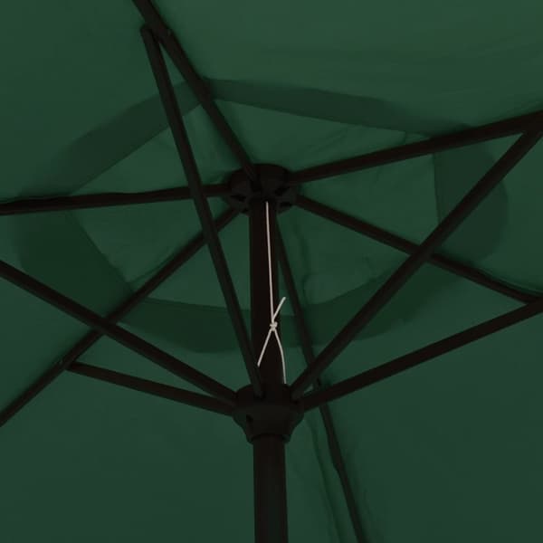 vidaXL parasol 200x224 cm aluminium grøn -  Parasoller og solskærme