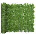 Pikkukuva 1 / 5: vidaXL Parvekkeen suoja vihreillä lehdillä 400x100 cm -  Päivän- & aurinkovarjot