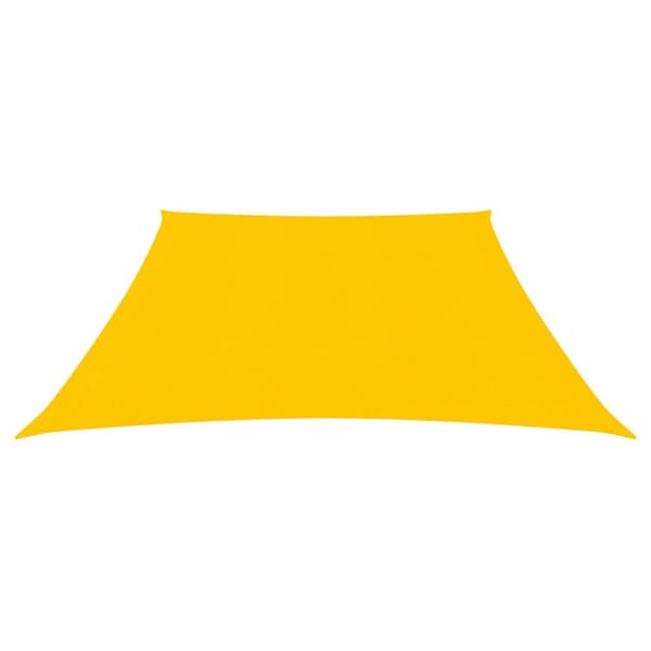 vidaXL Solsegel 160 g/m² gul 3/4x2 m HDPE - Parasoll & solskydd