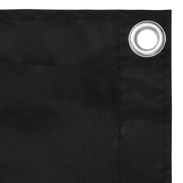 vidaXL Parvekkeen suoja musta 90x600 cm Oxford kangas -  Päivän- & aurinkovarjot