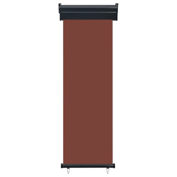vidaXL sidemarkise til altan 65x250 cm brun -  Parasoller og solskærme