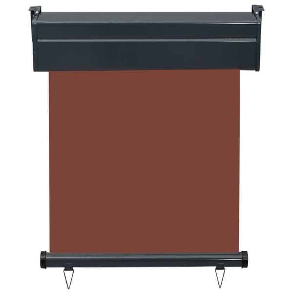 vidaXL sidemarkise til altan 65x250 cm brun -  Parasoller og solskærme