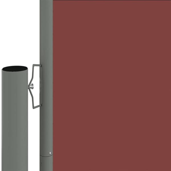 vidaXL Infällbar sidomarkis brun 117x1200 cm - Parasoll & solskydd
