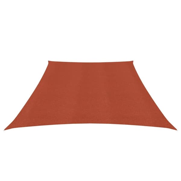 vidaXL Aurinkopurje 160 g/m² terrakotta 3/4x2 m HDPE - Päivän- & aurinkovarjot