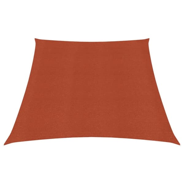 vidaXL Aurinkopurje 160 g/m² terrakotta 3/4x2 m HDPE - Päivän- & aurinkovarjot