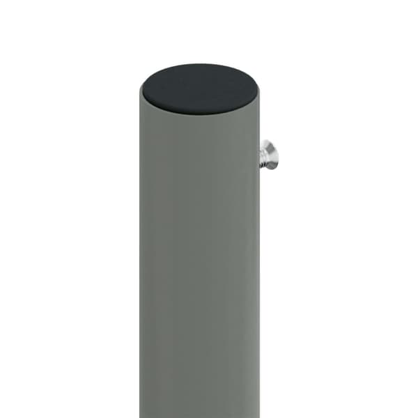 vidaXL Infällbar sidomarkis svart 140x1200 cm - Parasoll & solskydd