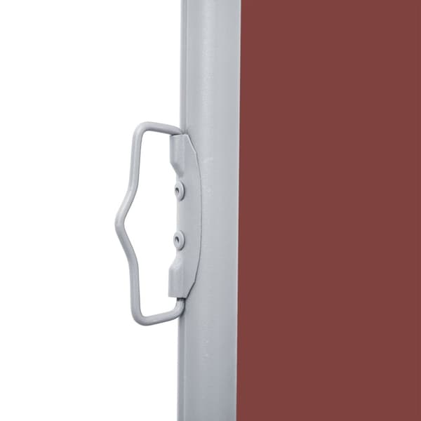 vidaXL Infällbar sidomarkis brun 140x600 cm - Parasoll & solskydd