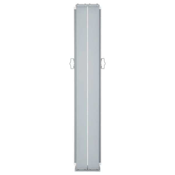 vidaXL Infällbar sidomarkis brun 140x600 cm - Parasoll & solskydd