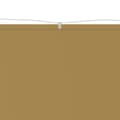 Miniatyrbild 3 av 6: vidaXL Markis vertikal beige 140x420 cm oxfordtyg -  Parasoll & solskydd