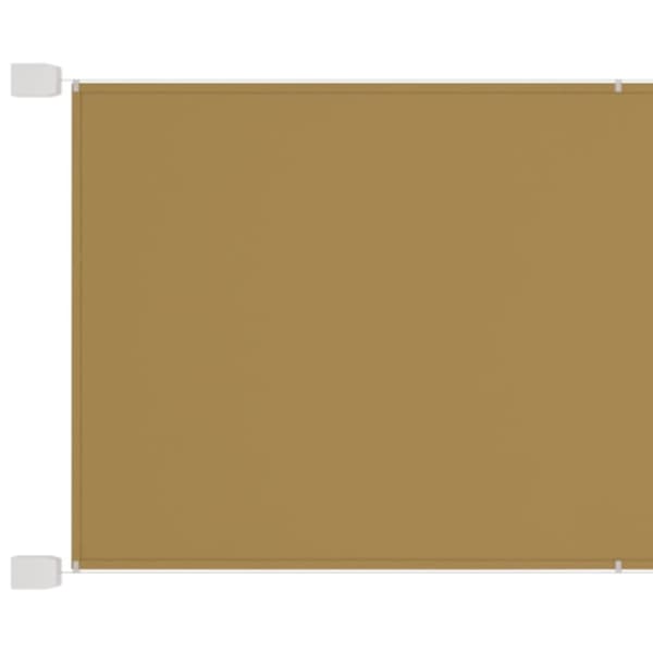 vidaXL Markis vertikal beige 140x420 cm oxfordtyg -  Parasoll & solskydd