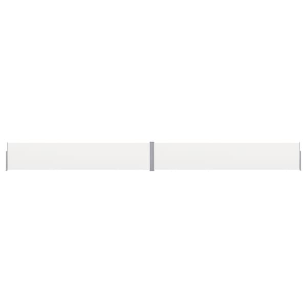 vidaXL sammenrullelig sidemarkise til terrassen 140x1200 cm creme -  Parasoller og solskærme