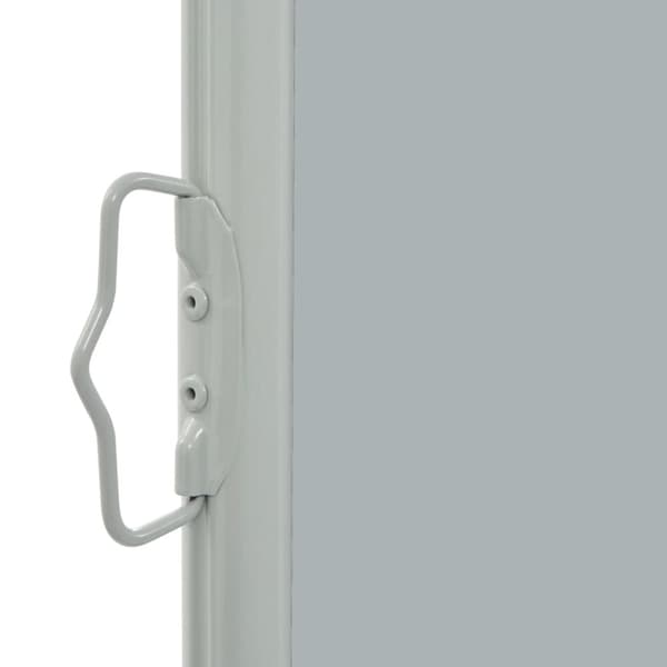 vidaXL Infällbar sidomarkis 60x300 cm grå - Parasoll & solskydd