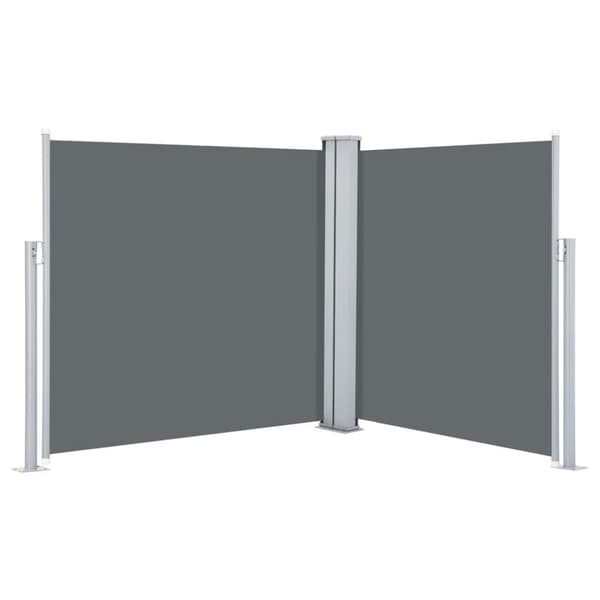 vidaXL Infällbar sidomarkis antracit 100x600 cm -  Parasoll & solskydd