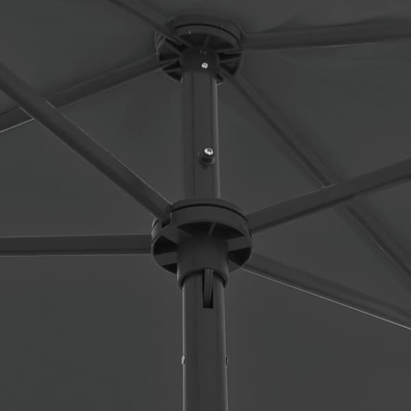 vidaXL Rantavarjo antrasiitti 180x120 cm - Päivän- & aurinkovarjot