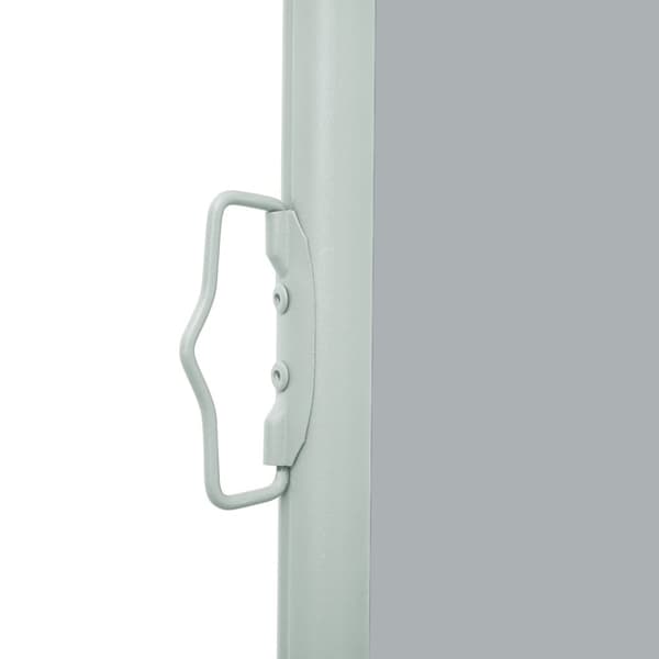 vidaXL Infällbar sidomarkis 100x500 cm grå -  Parasoll & solskydd