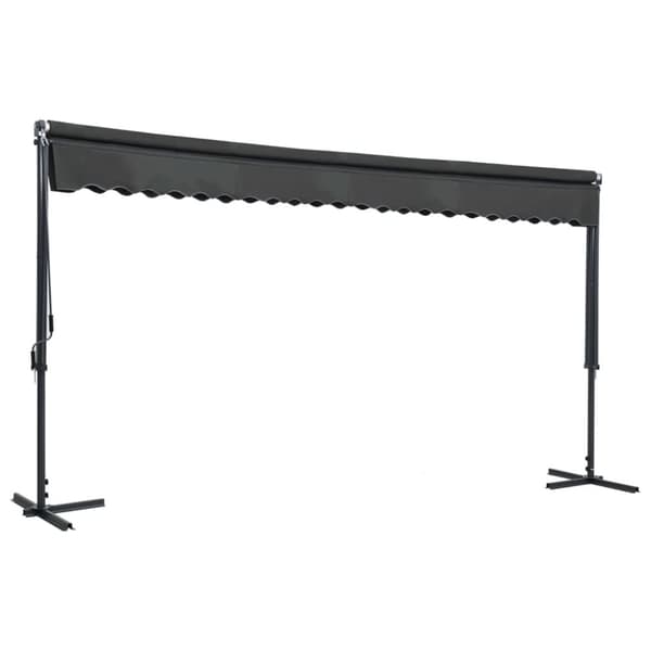 vidaXL fritstående markise 500 x 300 cm antracitgrå -  Parasoller og solskærme
