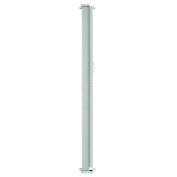 vidaXL Sisäänvedettävä terassin sivumarkiisi 220x600 cm harmaa - Päivän- & aurinkovarjot