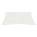 Pikkukuva 3 / 7: vidaXL Aurinkopurje 160 g/m² valkoinen 5x6 m HDPE -  Päivän- & aurinkovarjot