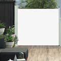 Pikkukuva 1 / 9: vidaXL Sisäänvedettävä terassin sivumarkiisi 100x300 cm kerma -  Päivän- & aurinkovarjot