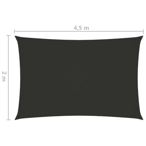 vidaXL Aurinkopurje Oxford-kangas suorakaide 2x4,5 m antrasiitti - Päivän- & aurinkovarjot