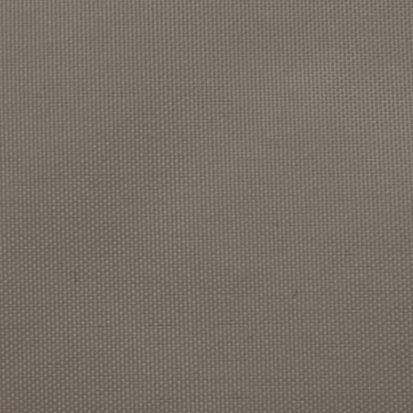 vidaXL Solsegel oxfordtyg rektangulärt 2,5x3,5 m taupe - Parasoll & solskydd