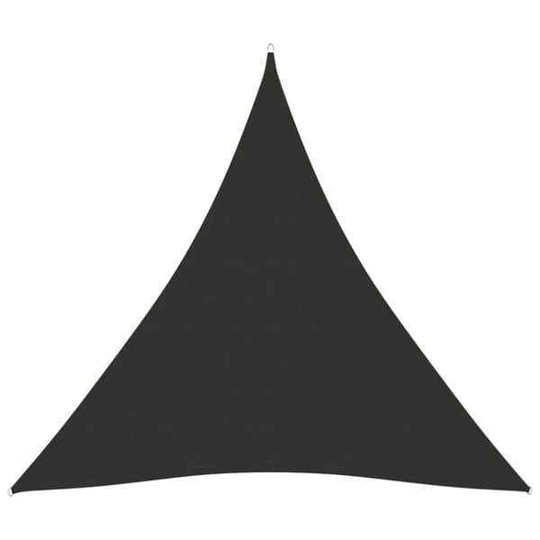 vidaXL Aurinkopurje Oxford-kangas kolmio 4,5x4,5x4,5 m antrasiitti - Päivän- & aurinkovarjot