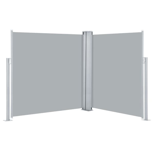 vidaXL Sisäänvedettävä sivumarkiisi antrasiitti 160x600 cm - Päivän- & aurinkovarjot