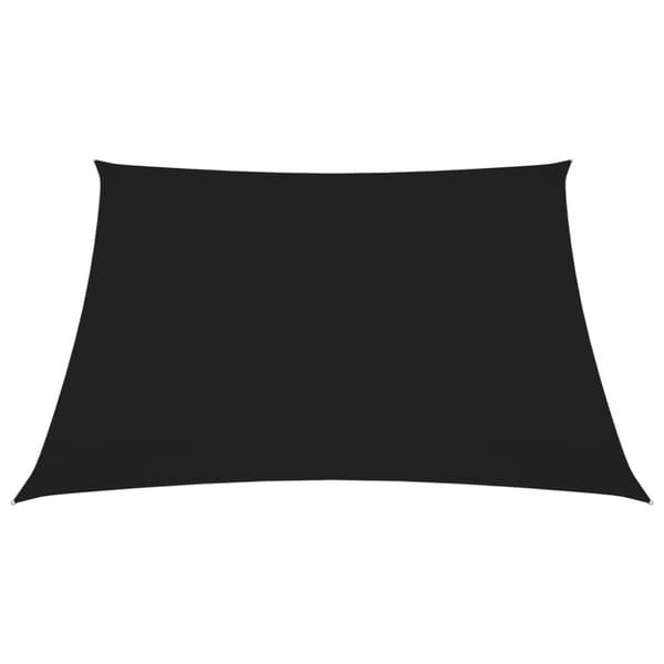 vidaXL Solsegel oxfordtyg rektangulärt 2,5x3 m svart - Parasoll & solskydd
