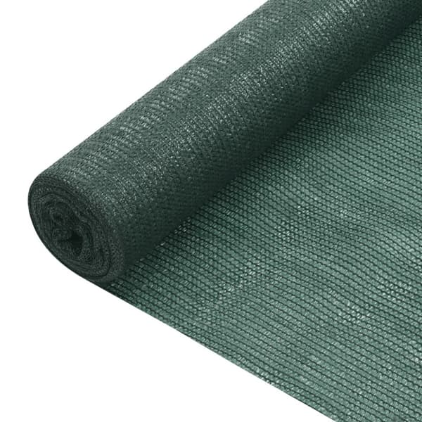 vidaXL Insynsskyddsnät grön 1,2x10 m HDPE 75 g/m² - Parasoll & solskydd