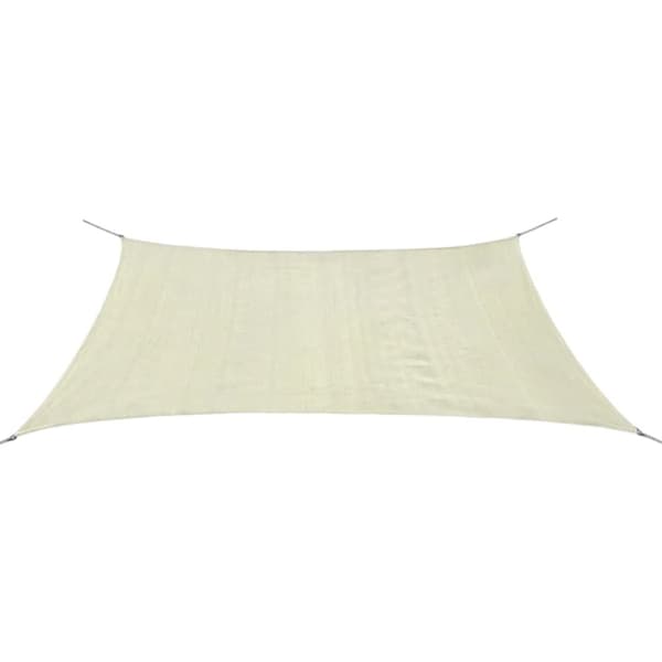 vidaXL Aurinkovarjo Purje HDPE Suorakaide 2x4 m Kerma -  Päivän- & aurinkovarjot