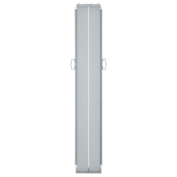 vidaXL sammenrullelig sidemarkise 140 x 600 cm sort -  Parasoller og solskærme