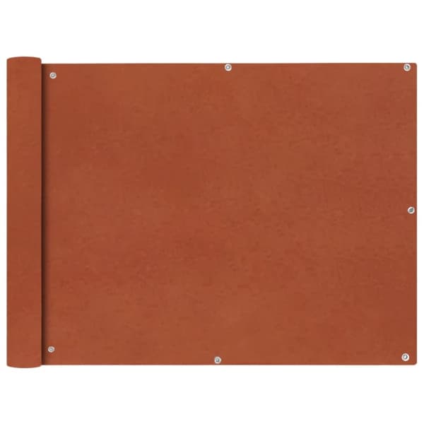 vidaXL Parvekkeen Suoja Oxford Kangas 90x600 cm Terrakotta -  Päivän- & aurinkovarjot