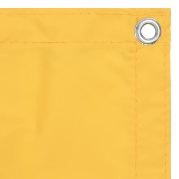 vidaXL Parvekkeen suoja keltainen 90x300 cm Oxford kangas -  Päivän- & aurinkovarjot