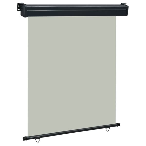 vidaXL Parvekkeen sivumarkiisi 140x250 cm harmaa - Päivän- & aurinkovarjot