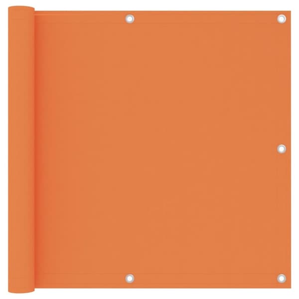vidaXL altanafskærmning 90x600 cm oxfordstof orange -  Parasoller og solskærme