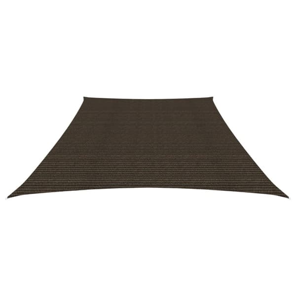 vidaXL solsejl 3/4x2 m 160 g/m² HDPE brun -  Parasoller og solskærme