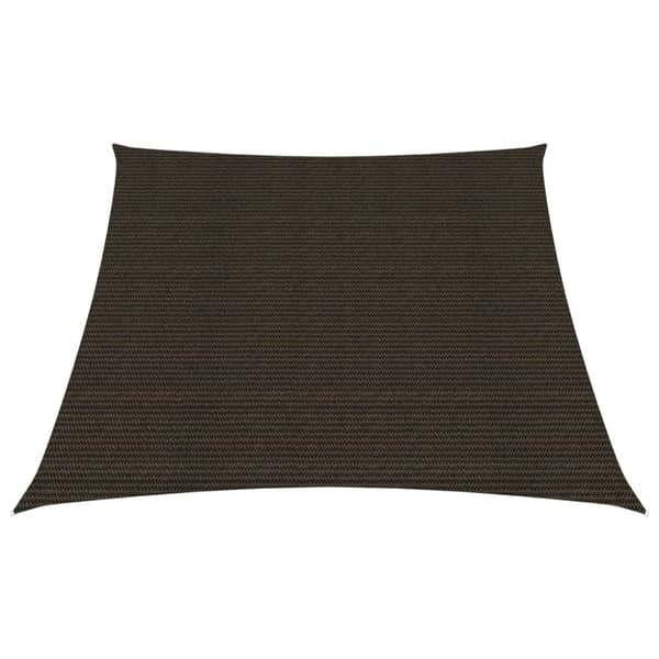 vidaXL solsejl 3/4x2 m 160 g/m² HDPE brun -  Parasoller og solskærme