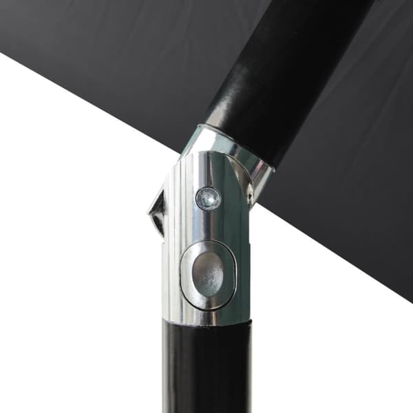 vidaXL parasol med aluminiumsstang i 3 niveauer 2 m antracitgrå - Parasoller og solskærme