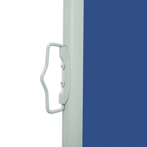 vidaXL Infällbar sidomarkis 100x500 cm blå - Parasoll & solskydd