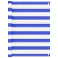 Pikkukuva 1 / 6: vidaXL Parvekkeen suoja sininen ja valkoinen 90x300 cm HDPE -  Päivän- & aurinkovarjot