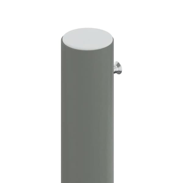 vidaXL Infällbar sidomarkis röd 117x1200 cm -  Parasoll & solskydd