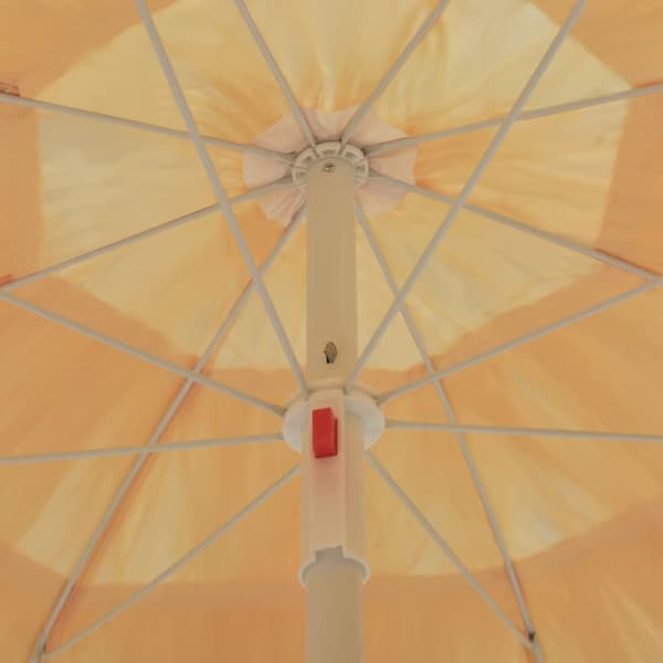 vidaXL Strandparasoll naturlig 180 cm Hawaii-stil - Parasoll & solskydd