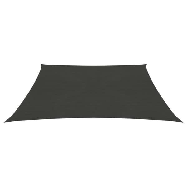 vidaXL solsejl 3/4x2 cm 160 g/m² HDPE antracitgrå - Parasoller og solskærme