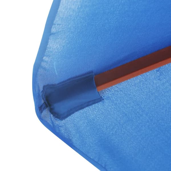vidaXL Aurinkovarjo puurunko 350 cm sininen - Päivän- & aurinkovarjot