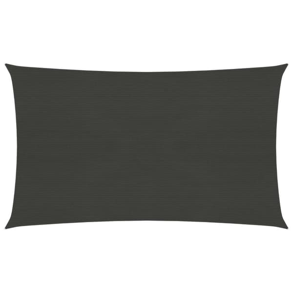 vidaXL Aurinkopurje 160 g/m² antrasiitti 2,5x5 m HDPE - Päivän- & aurinkovarjot