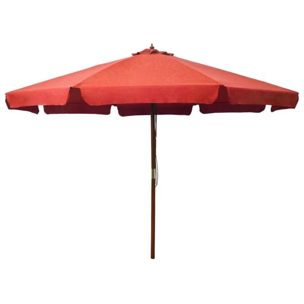 vidaXL Aurinkovarjo puurunko 330 cm terrakotta -  Päivän- & aurinkovarjot