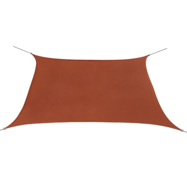 vidaXL solsejl Oxford-stof firkantet 3,6 x 3,6 m terracotta - Parasoller og solskærme
