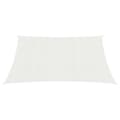 Pikkukuva 3 / 7: vidaXL Aurinkopurje 160 g/m² valkoinen 2x2,5 m HDPE -  Päivän- & aurinkovarjot