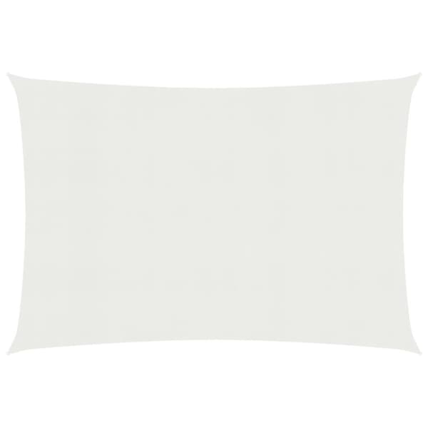 vidaXL Aurinkopurje 160 g/m² valkoinen 2x2,5 m HDPE -  Päivän- & aurinkovarjot