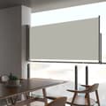 Miniatyrbillede 1 af 9: vidaXL sammenrullelig sidemarkise 60 x 300 cm cremefarvet -  Parasoller og solskærme